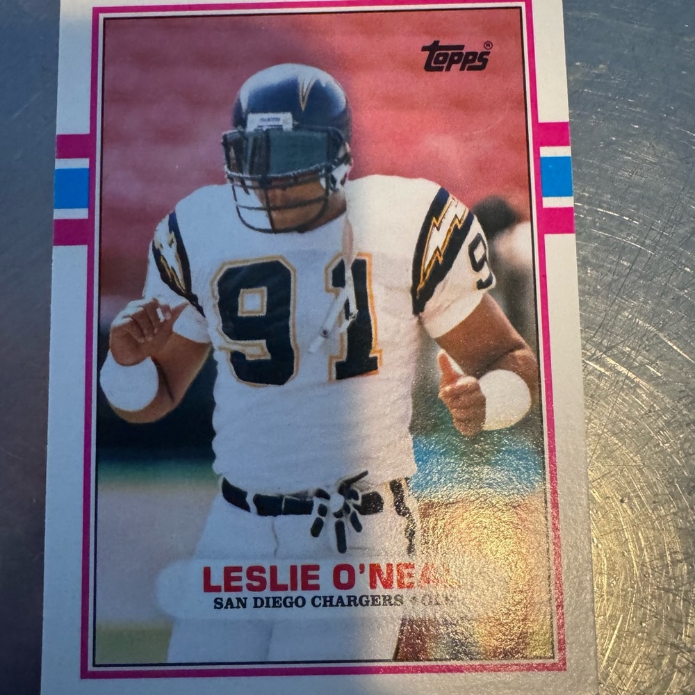 Topps Football Card - Leslie O’Neal